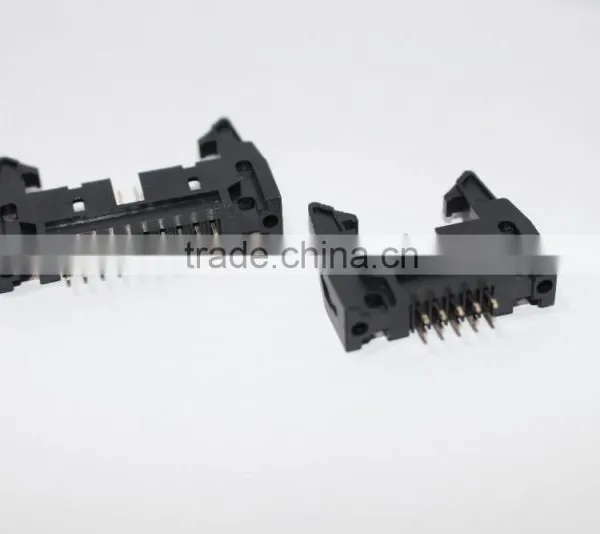 2.54mm Black Big Latch V/t Ejector Header Connector 6~64pin photo-6