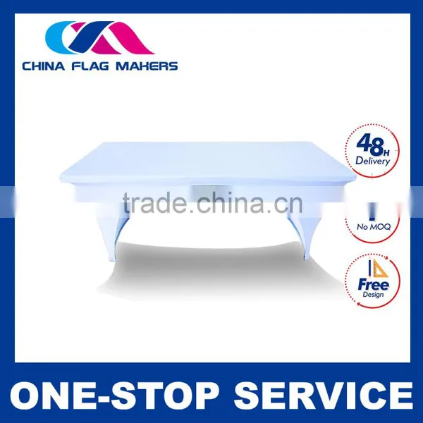 White Stretch Wrinkle-free Table Cloth for Party photo-2