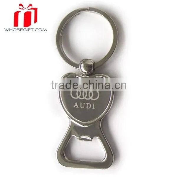 Oval Shaped Giveaway Metal Photo Frame Key Ring