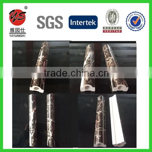 3cm Pvc Imitation Faux Marble Half Round photo-2