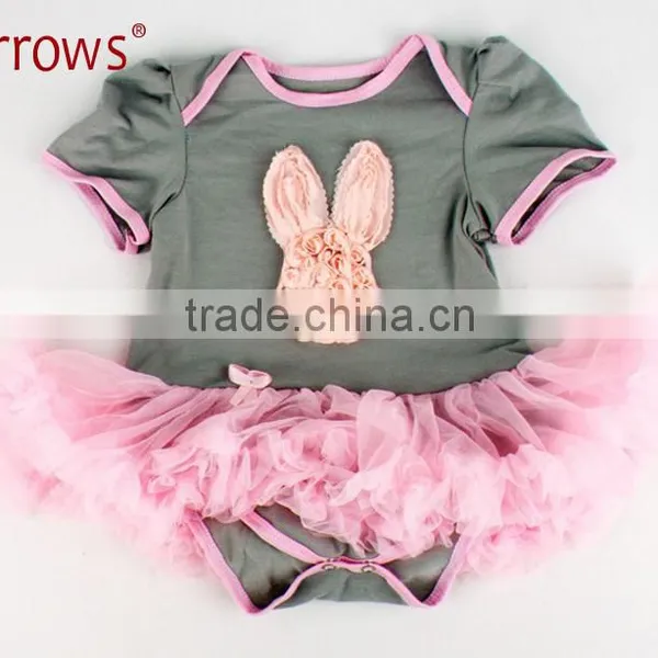 2016 Baby Girls Dress Cute Short Sleeve Spring Sport Princess Style Party Clothing photo-2