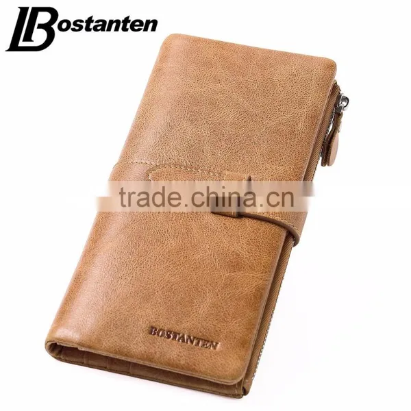 Vintage Classy Men Leather Hand Bag Pocket Purse Designer Brand