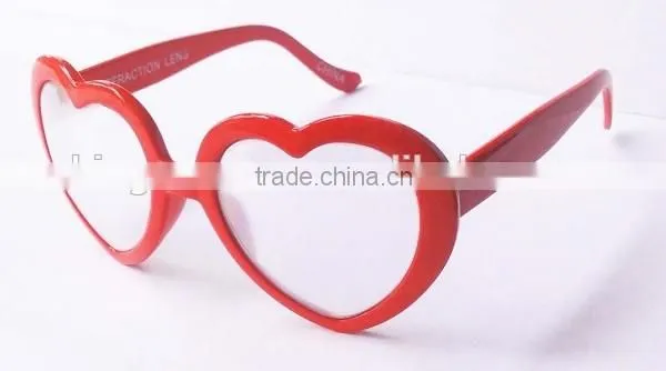 Heart Diffraction Glasses With Fireworks Lens photo-3