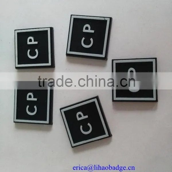 UV Printing Black Logo Clear Plastic Sticker Labels With Company Logo photo-2