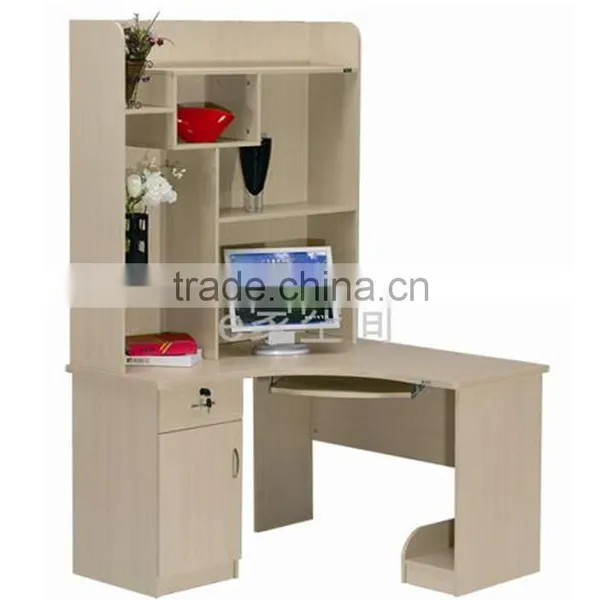 Tengya Office Furniture China Supplier Computer Desk Assembly With Bookshelf photo-2