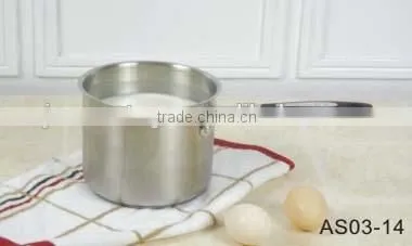 Modern Kitchen Cabinet Designs 8pcs Stainless Steel Cookware Set With Silicon Handle Including Milk Pot photo-2