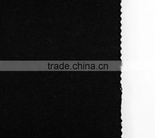 40S Siro Cotton Lycra Interlock Rib Plain Dyed Knit Fabric photo-4
