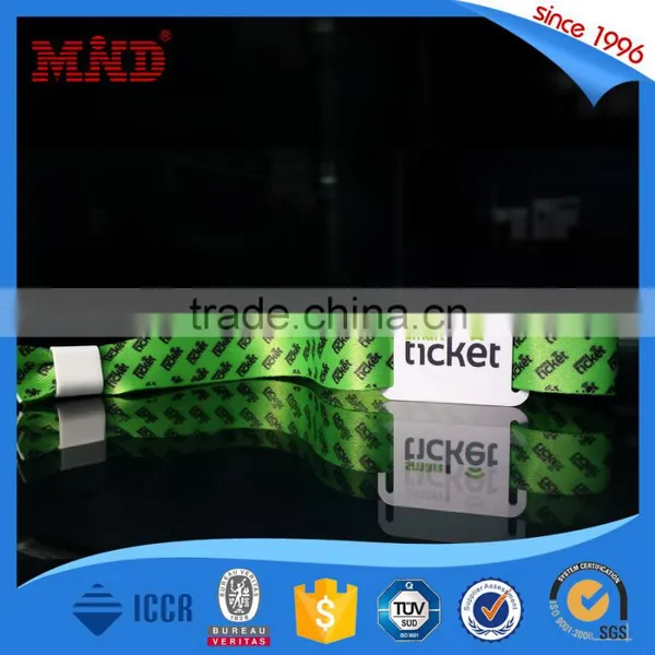 MDWW02 Cheap Customized Festival Fabric Rfid Woven Wristband photo-3