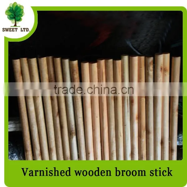Well Straight Varnished Wood Mop Stick With Cheap Price and High Quality photo-3