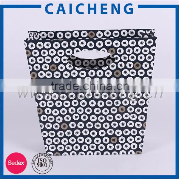 Fashion Paper Shopping Bag Black Luxury Paper Gift Bag photo-5