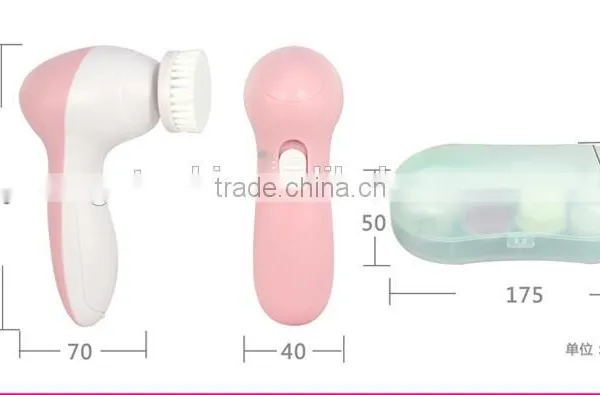 5 In 1 Variety Model Silicone Facial Cleansing Brush photo-4
