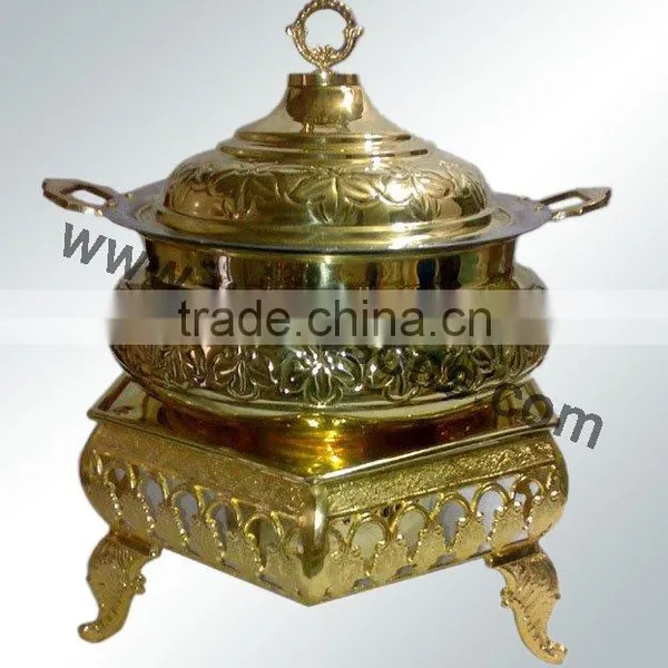 Good Design New Chafing Dish | Brass Plated New Design Chafing Dish | Antique Chafing Dish photo-3