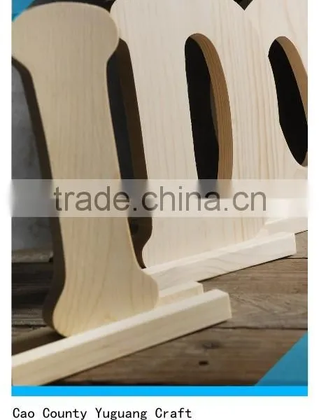 Customized Wood Letters "I DO" for Wedding Decoration photo-2