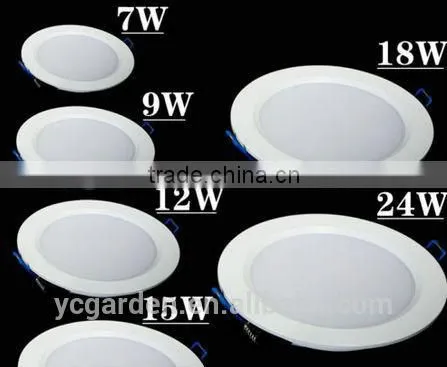 Hot Sale Recessed LED Panel Light/ LED Light Panel Ceiling Square Super Slim Round Shape Supplier photo-2