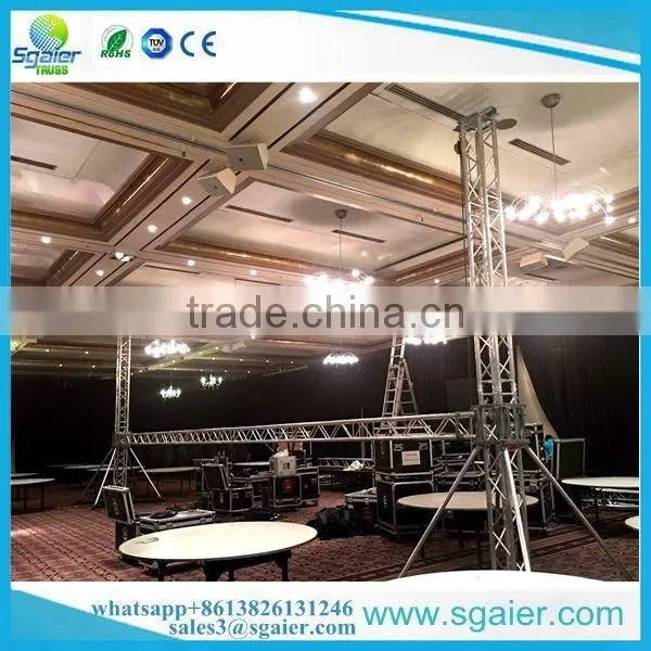 Led screen LCD screen aluminum goal post truss for Hotel activity