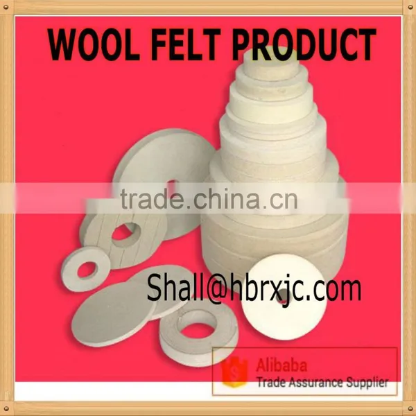 OEM Round 10mm Thick Felt for Glass Polishing photo-2