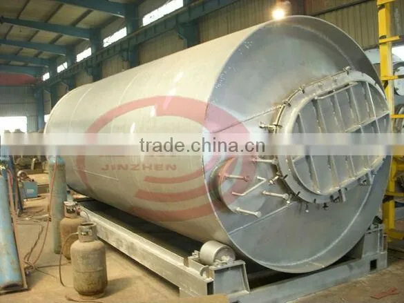 Low Investment High Profit Full Open Door Batch Type Waste Tyre to Fuel Oil Pyrolysis Plant With CE and ISO photo-3