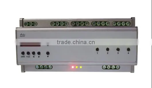 High Quality and Huge Capacity 4CH 5A Rail Dmx 512 Light Controller photo-2