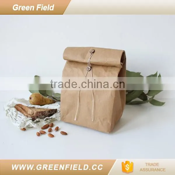 Eco-friendly Lunch Box Washable Kraft Paper Food Storage Organizer 2017 photo-2