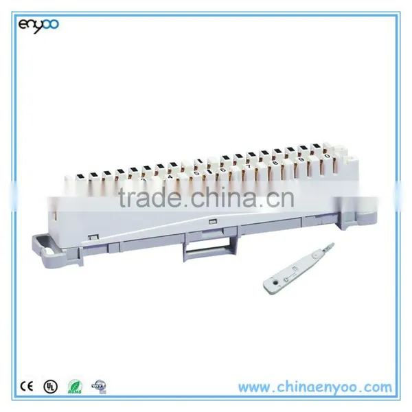 New White 10-Pair Telephone Krone Type LSA-PLUS IDC Connection Module photo-2