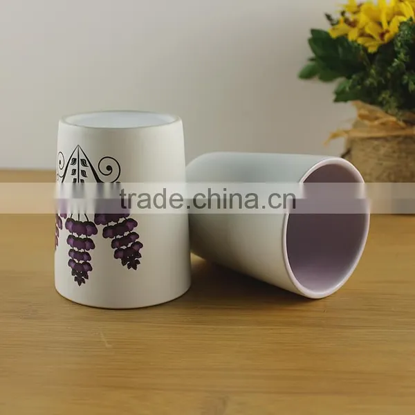 Cheap Votive Customized Print Wedding Decorative Porcelain Candle Jars Ceramic Pillar Tea Light Outdoor Candle Holders photo-5