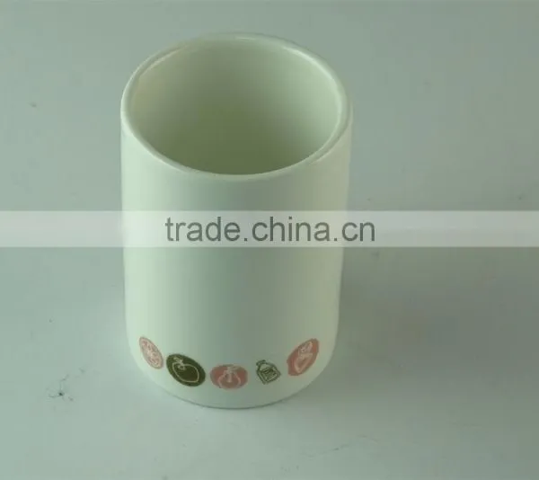 100ml Cute White Ceramic Drink Cups photo-4