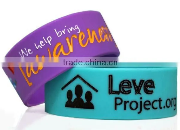 2017 New Season Sports Silicone Bracelet or Wristbands From Factory Supply photo-3