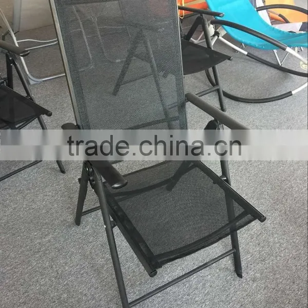 7 Positions Adjustable Folding Aluminum Garden Chair photo-5