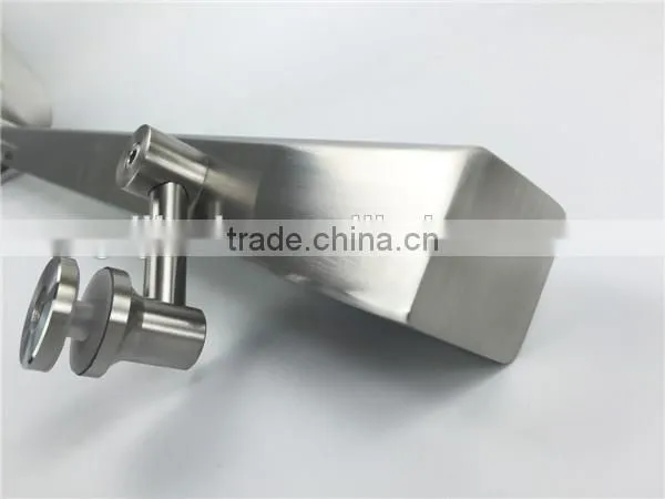 Stainless Steel Square Glass Balustrade/Flat End Balustrade For Glass photo-3