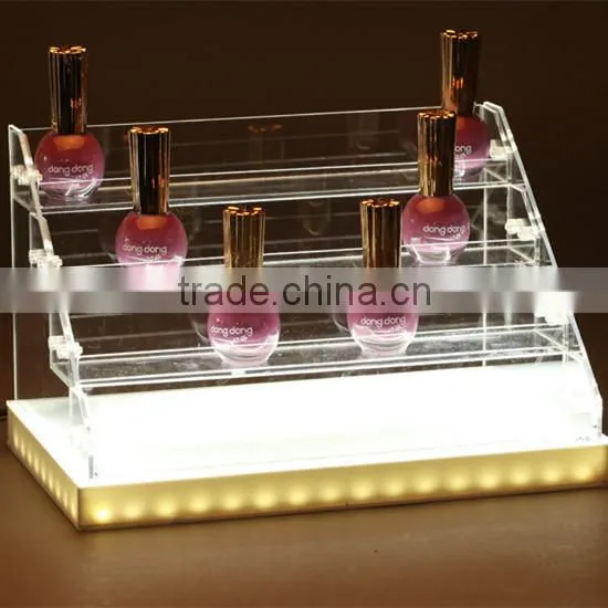 Popular Acrylic Makeup Mac Cosmetic Display Stand for Nail Polish photo-3