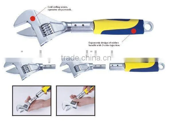 Adjustable Wrench With Changeable Head 4