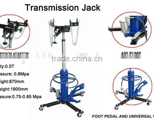 CE Approved 0.5 T Hydraulic Transmission Jack photo-2