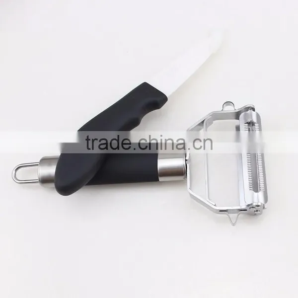 Stainless Steel Peeler Ceramic Knife Set Packed in EVA Tray photo-3