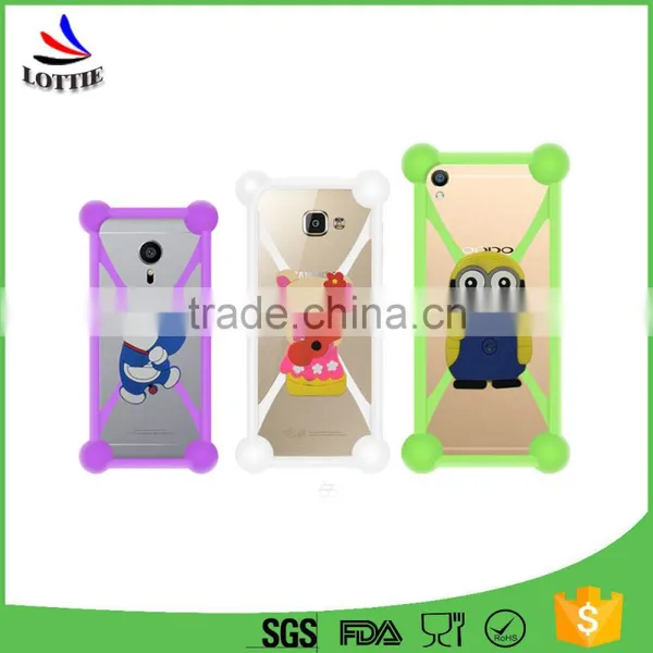 Lottie Cute Cartoon Silicone Universal Cell Phone Holster Cases Suitable for 3.5-6 Inch Phone Model For Silicone Phone Cover photo-4