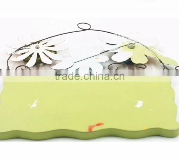 Spring Beautiful Flower Wooden Garden Plaque photo-2
