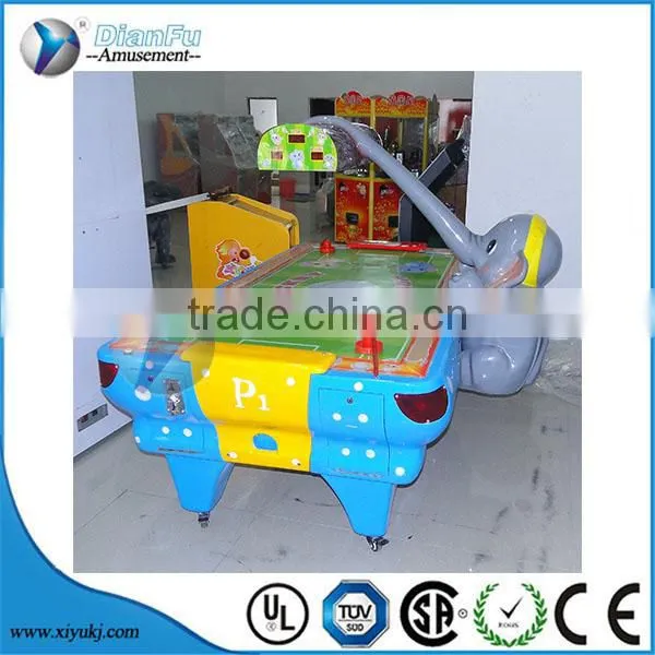 2016 New Arrived Kids Coin Operated New Lovely Elephant Air Hockey Game Machine photo-2
