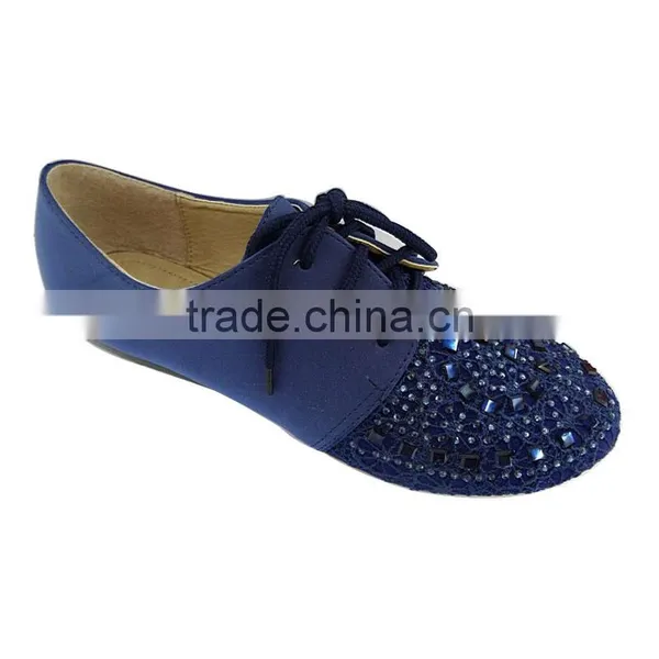 Latest Hot Sale Leather Shoe in Crystal for Women With Sourcing Agent