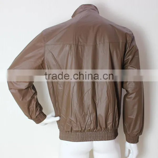 Fashion Man Zipper Studded Punk pu Leather Jacket photo-2
