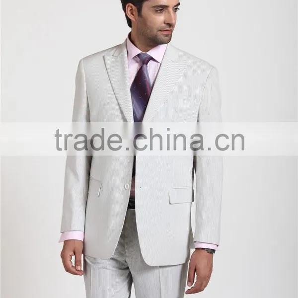 Stripe 2PCS Business Suits for Man / Jacket & Pant photo-2