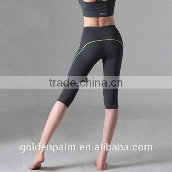 High Quality Spandex Yoga Leggings for Women Yoga Pants Fitness Wholesale photo-3