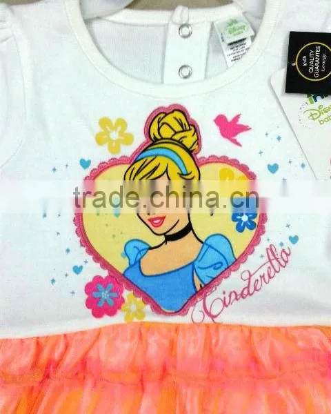 KIDS GIRLS DRESS WITH ROMPER (Garment Stock Lots / Apparel Stock / Stocklots / Garment Apparel From India) photo-3