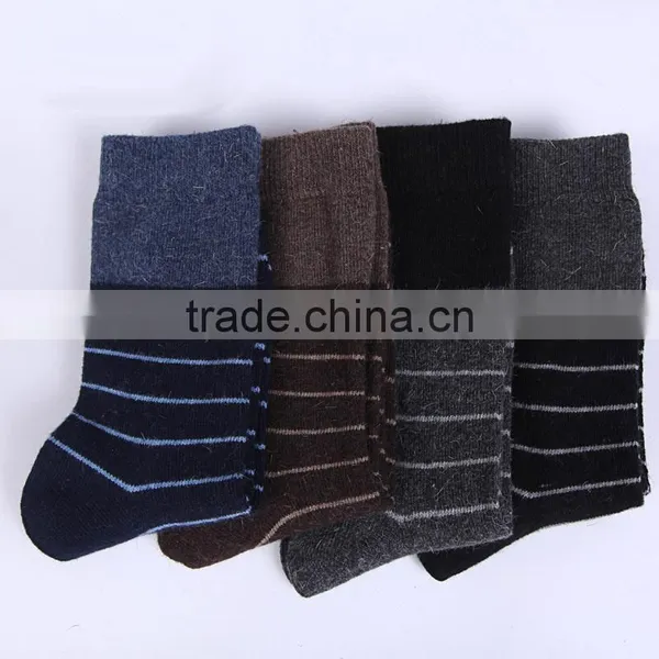 Men's Knit Socks Custom Dress Socks Men Stripe Socks photo-2