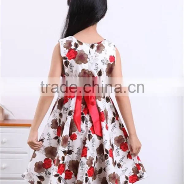 Walson Children Clothes Children Clothing Polka Dot Summer Dress photo-3