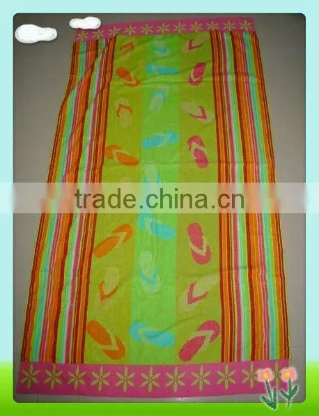 Cotton Jacquard Oversized Beach Towel