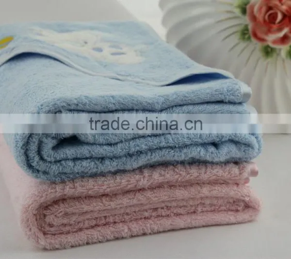 Knitted Bamboo Fiber Baby Hooded Towels photo-4