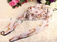 PRINTED POLYESTER SCARF photo-5