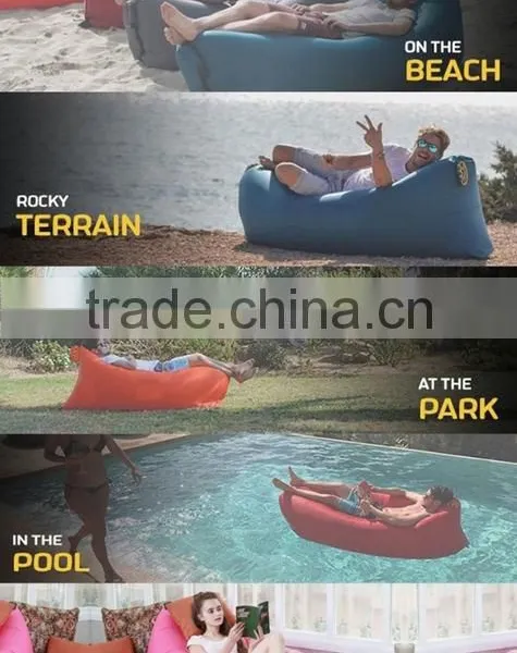 Hot Sale Laysack Bed/Lay Bag/Banana Air Bag Inflatable Beach Lounger photo-5