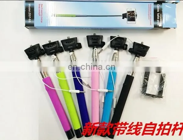 Round Tube Easy Take Photo Mobile Phone Selfie Sticks photo-4