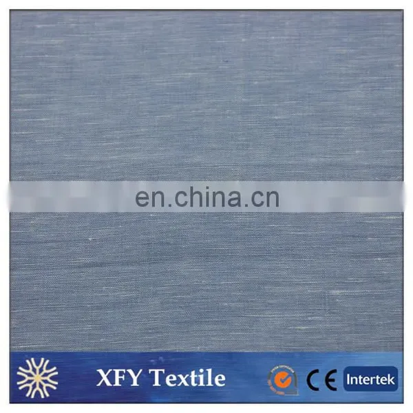 XFY Dyed Blue 100% Linen Fabric for Pillow photo-2