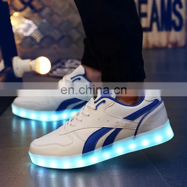 Wholesale Latest Fashion Night Club Shoes for Men Rechargeable Light Up LED Shoes Sneakers photo-6
